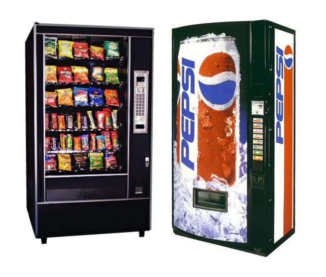 Used Single Price Soda & Snack Combo Vending Machine Special